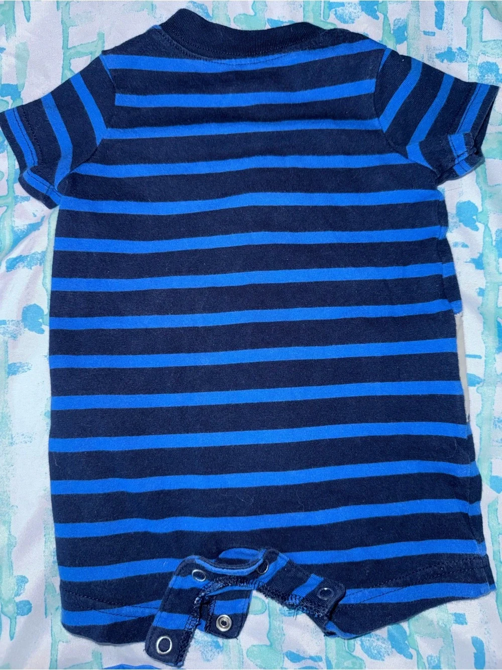 3 pk Red Anchor Short-Sleeve Baby Bodysuit